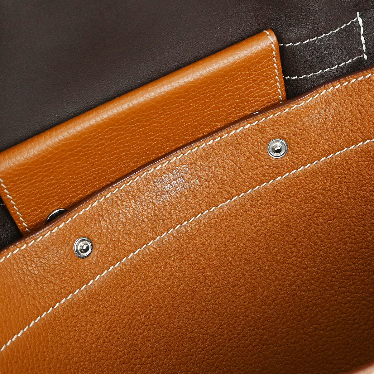 Hermes 2009 Gold Taurillon Clemence Sac Yohji Crossbody Messenger Bag