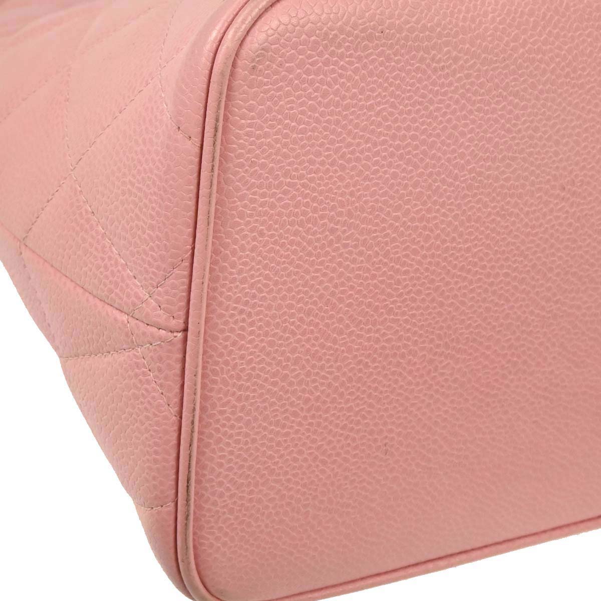 Chanel 2004-2005 Pink Caviar Medallion Tote Handbag