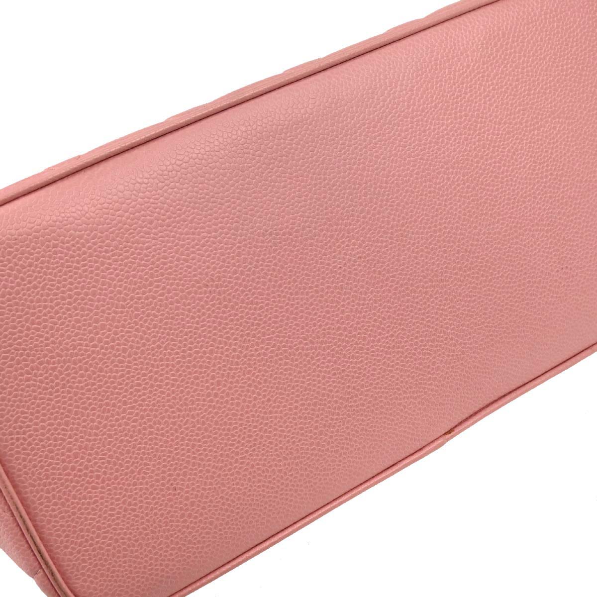 Chanel 2004-2005 Pink Caviar Medallion Tote Handbag