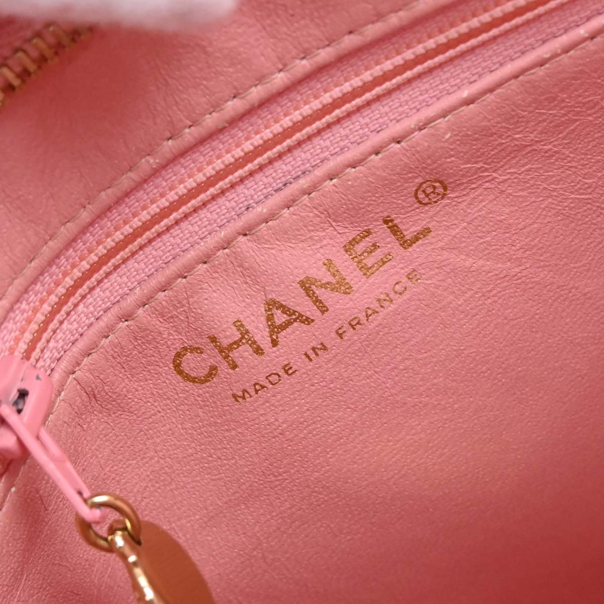 Chanel 2004-2005 Pink Caviar Medallion Tote Handbag