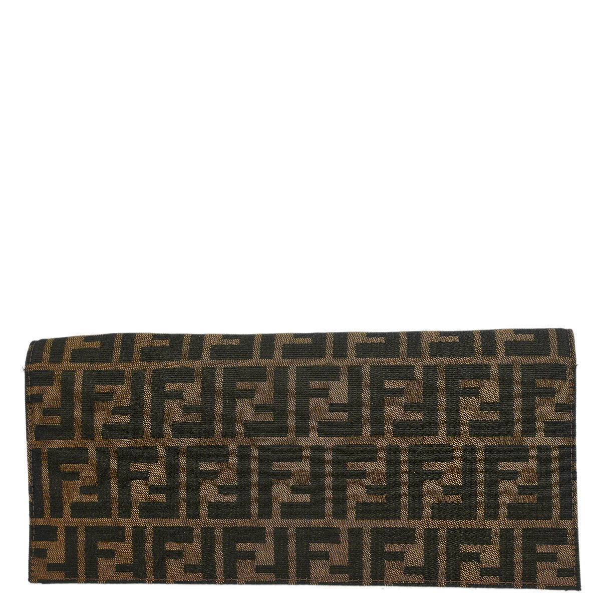 Fendi Brown Zucca Clutch Bag
