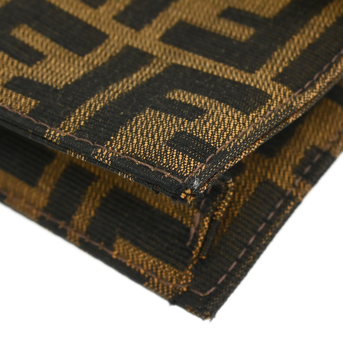 Fendi Brown Zucca Clutch Bag
