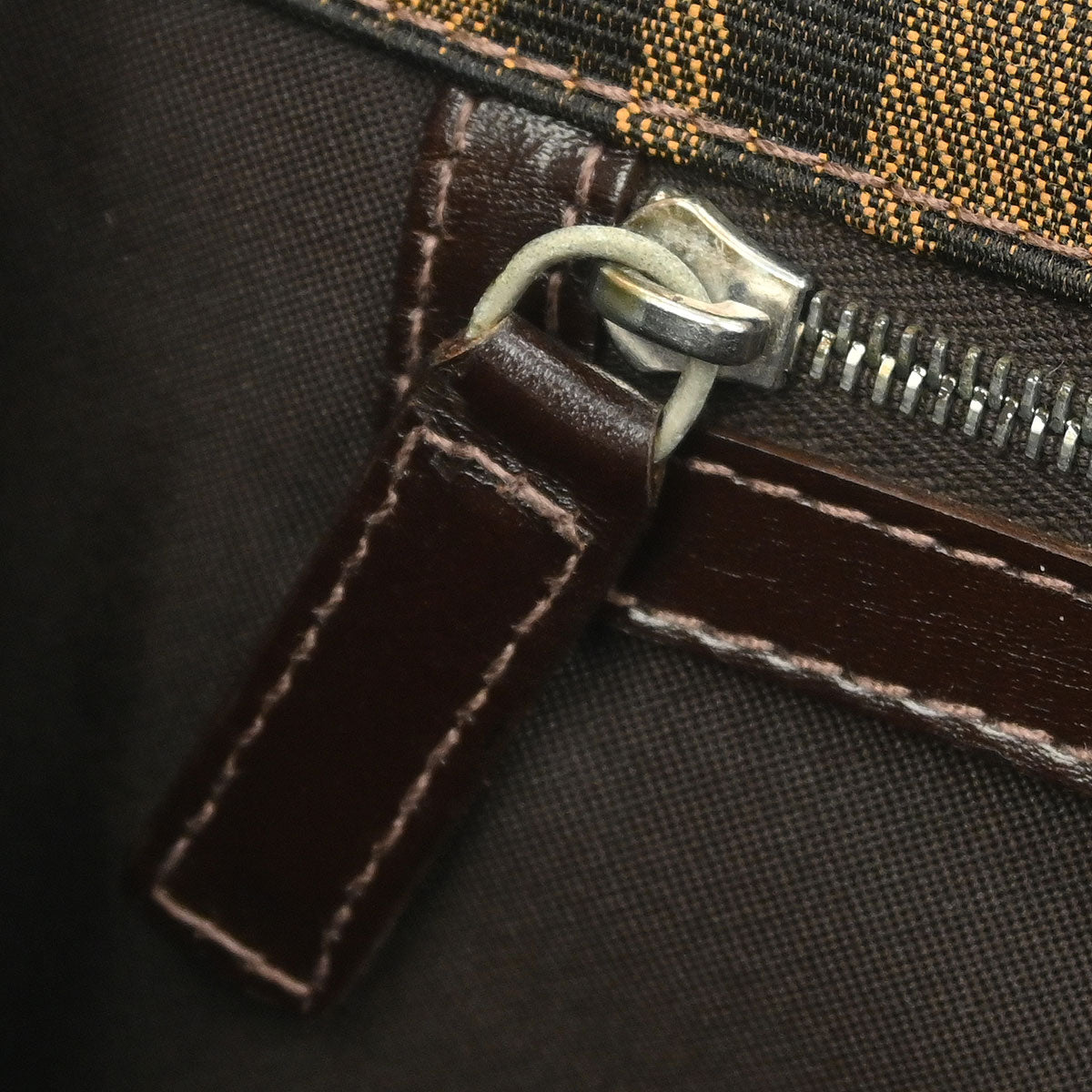 Fendi Brown Zucca Clutch Bag