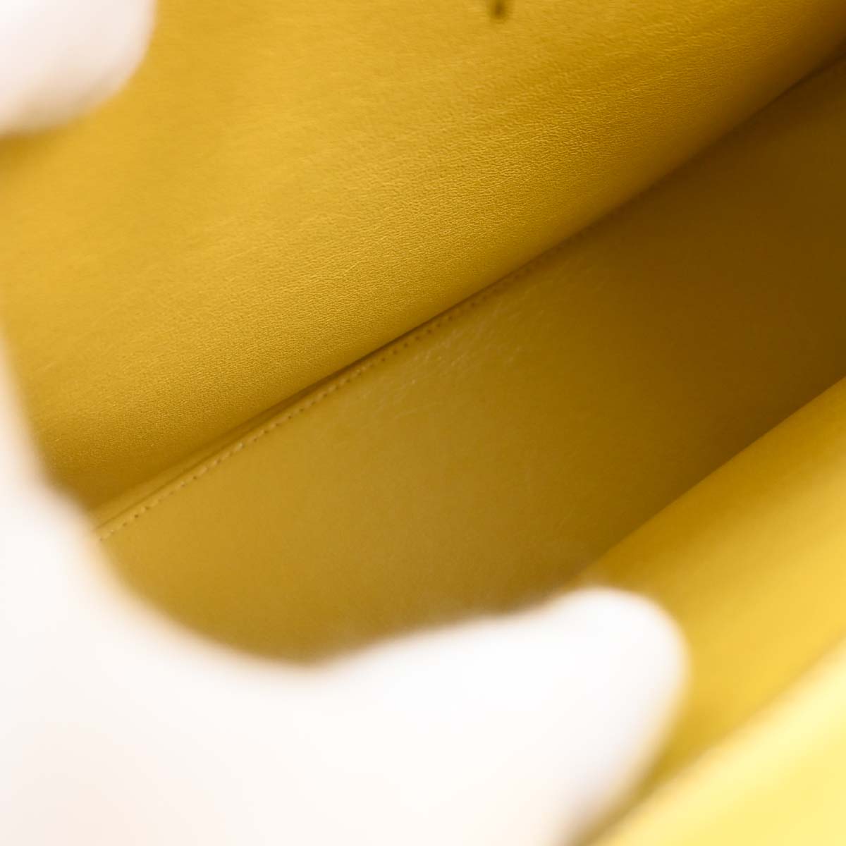 Chanel 1997-1999 Yellow Caviar Tote Handbag