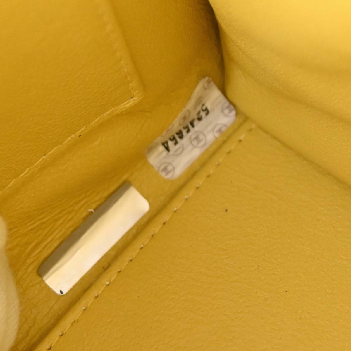 Chanel 1997-1999 Yellow Caviar Tote Handbag