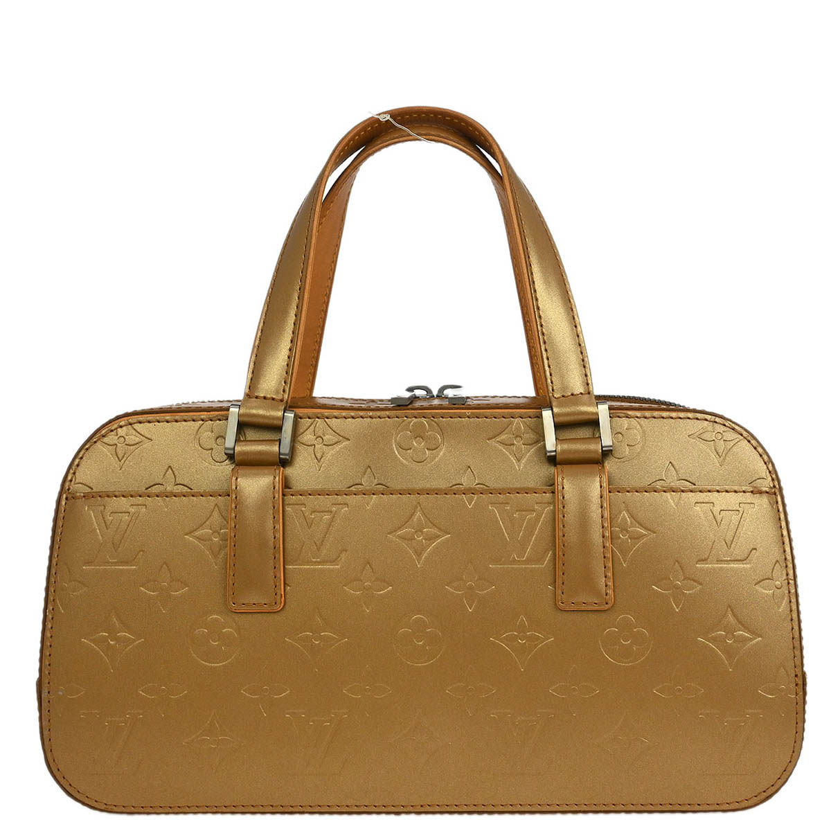 Louis Vuitton 2003 Gold Monogram Mat Shelton MM Handbag M55177