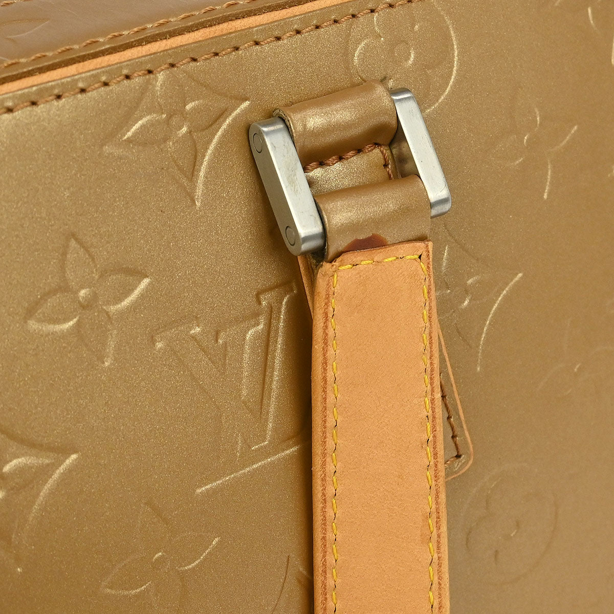 Louis Vuitton 2003 Gold Monogram Mat Shelton MM Handbag M55177