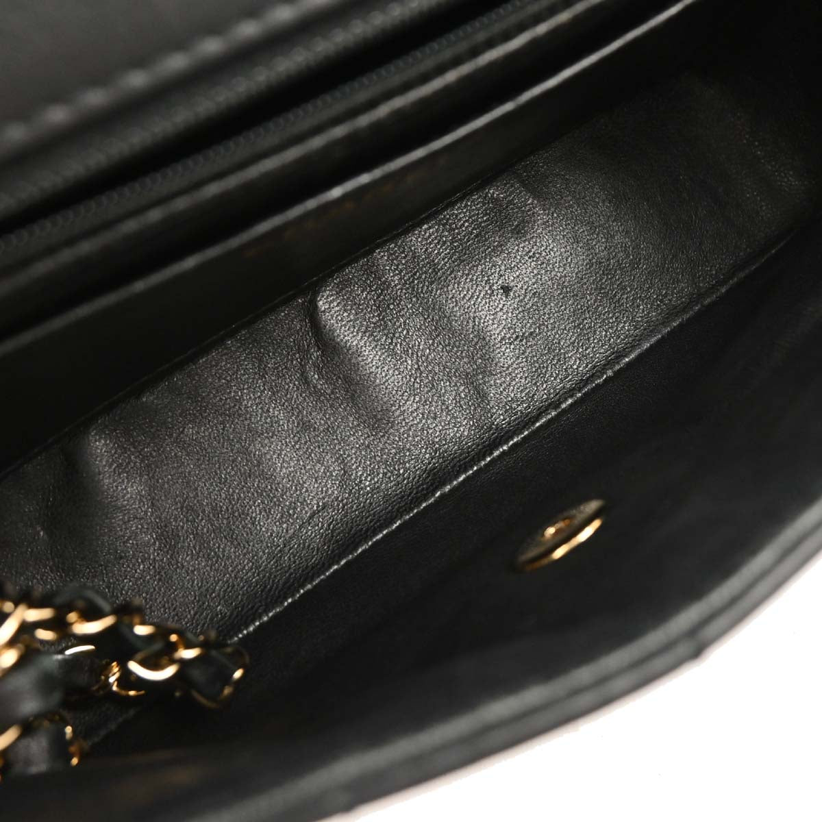 Chanel 2001-2003 Black Calfskin Choco Bar Single Flap Shoulder Bag