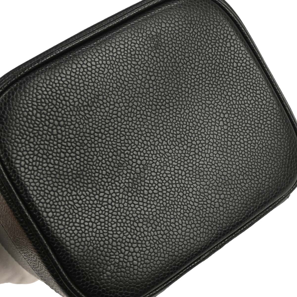 Chanel Black Caviar Timeless Vanity Handbag