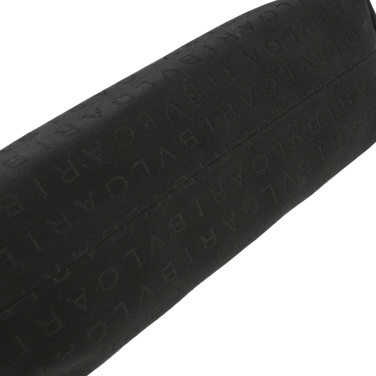Bvlgari Black Canvas Logomania Handbag