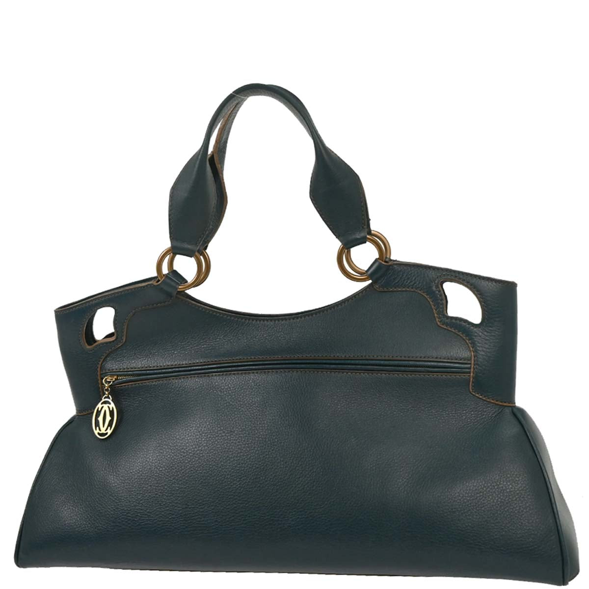 Cartier Dark Green Marcello Handbag
