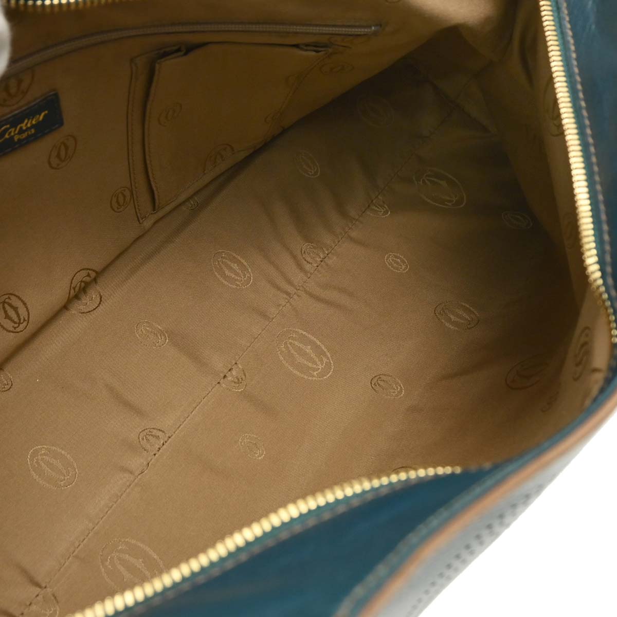 Cartier Dark Green Marcello Handbag