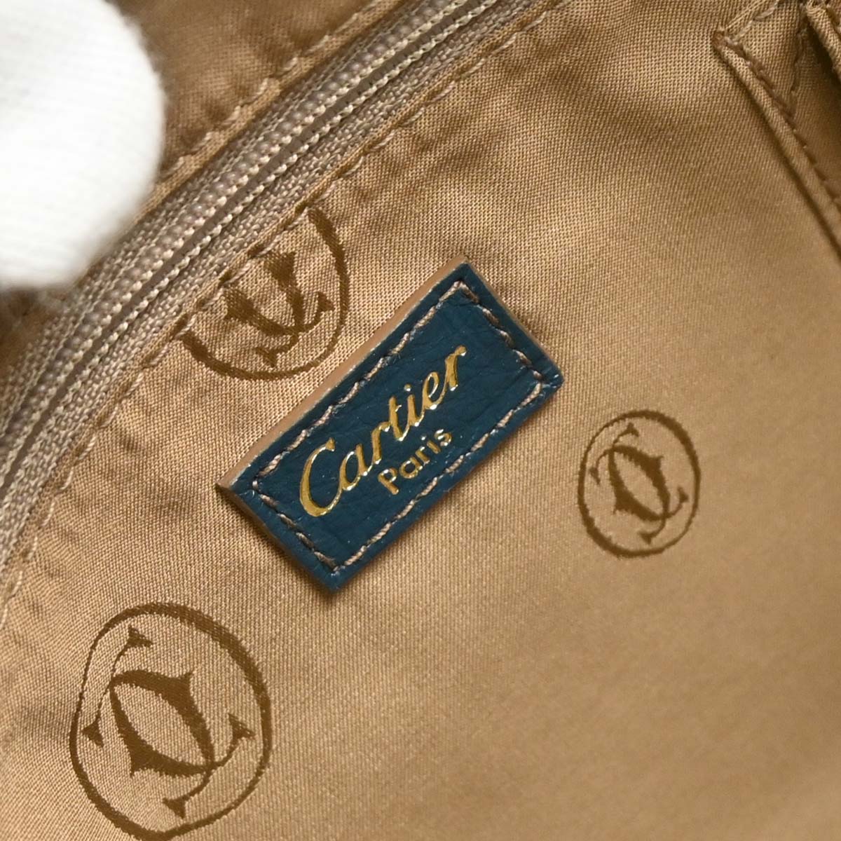Cartier Dark Green Marcello Handbag