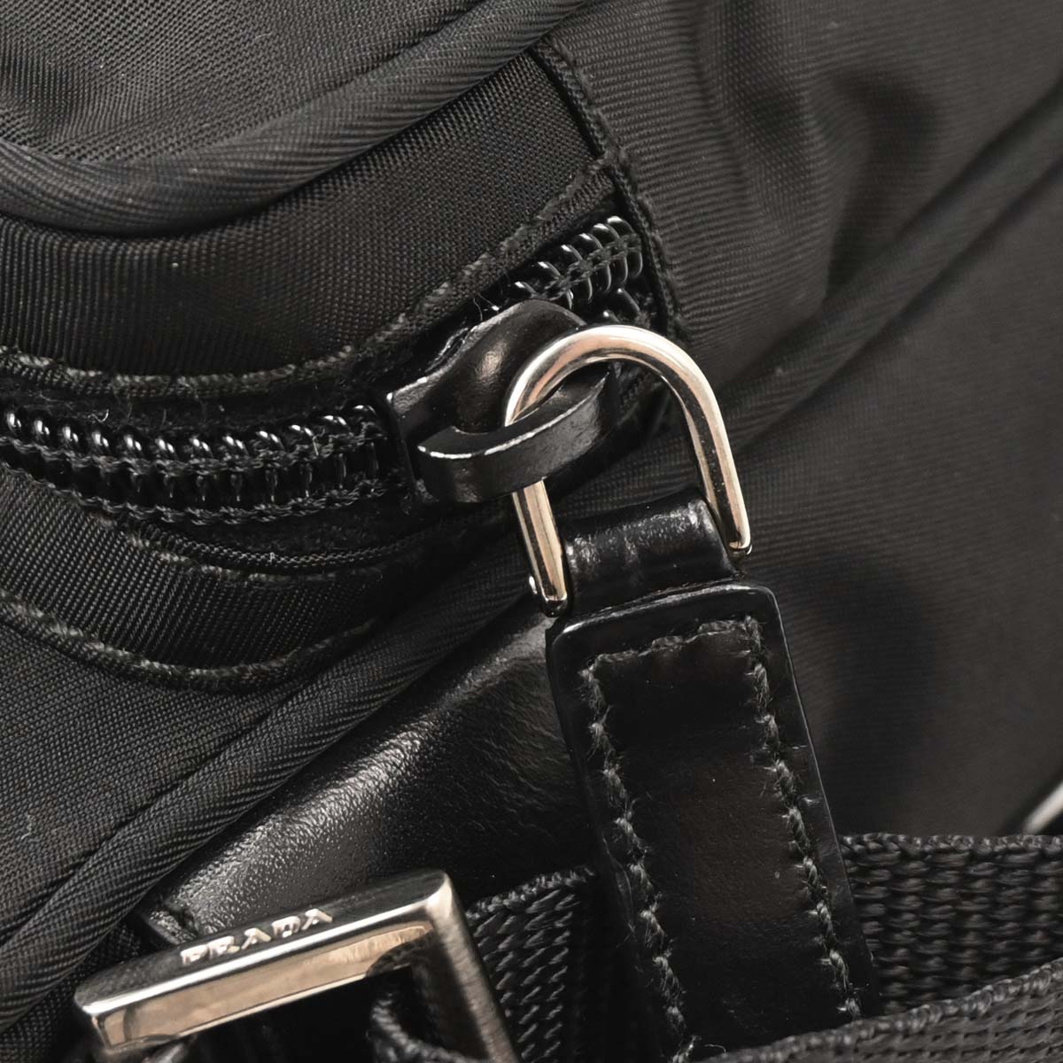 Prada Black Nylon Shoulder Bag