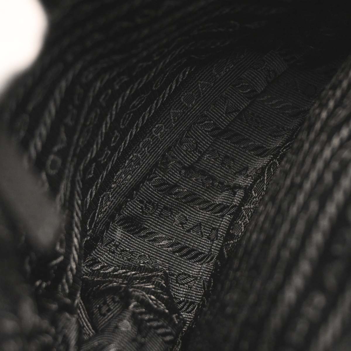 Prada Black Nylon Shoulder Bag