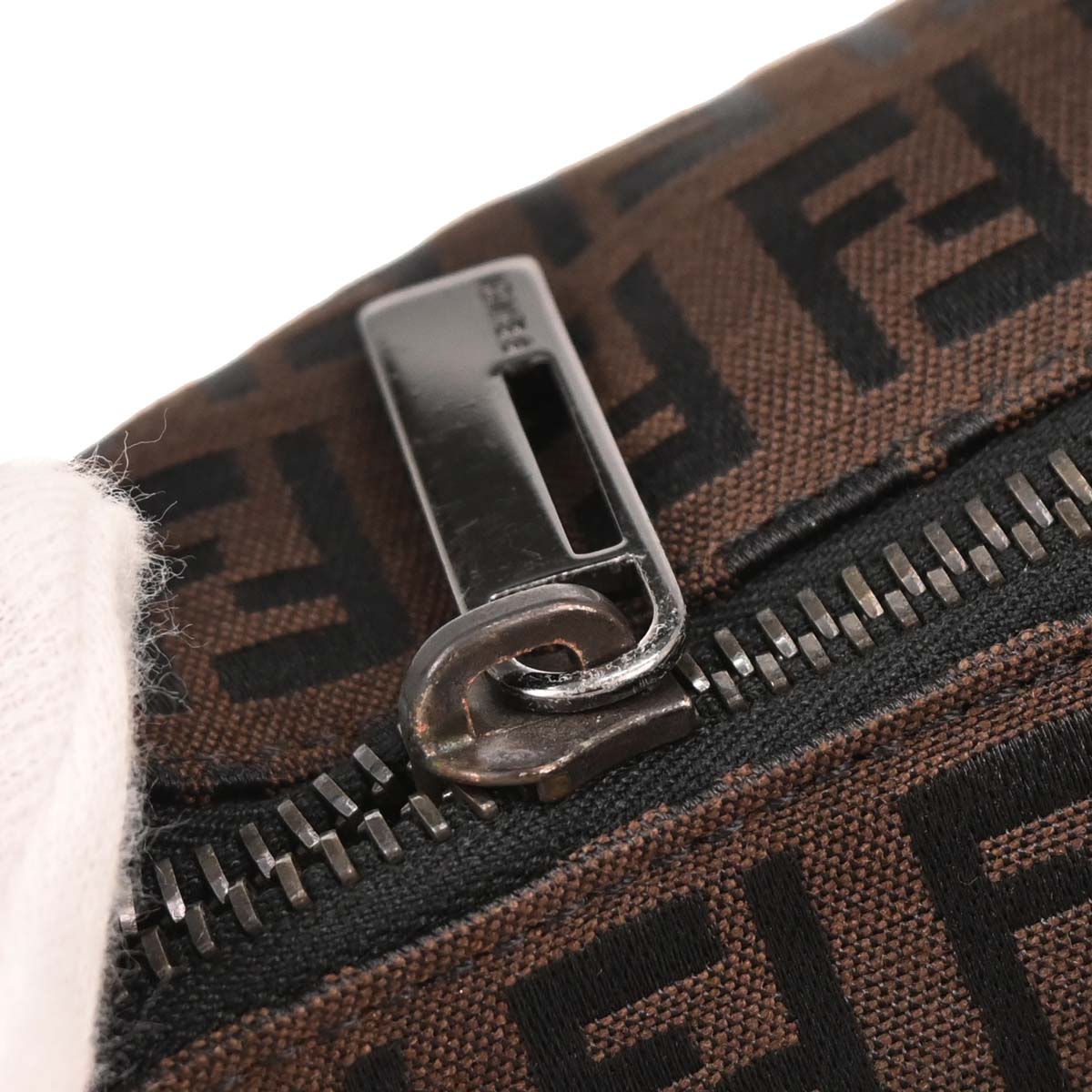 Fendi Brown Zucchino Handbag