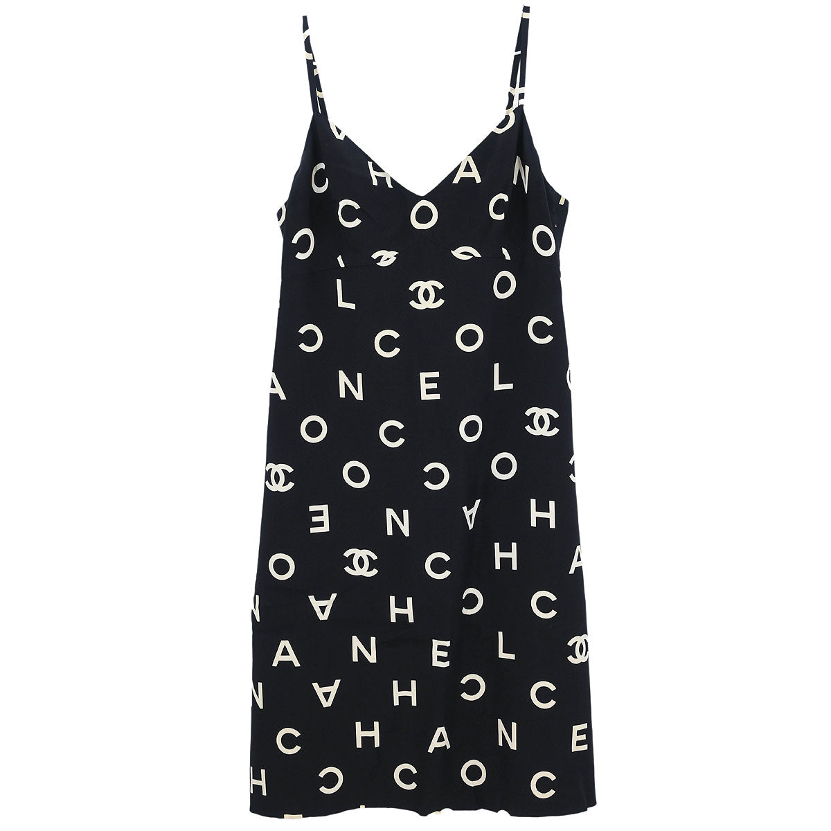 Chanel 1997 Sleeveless Dress Black #38