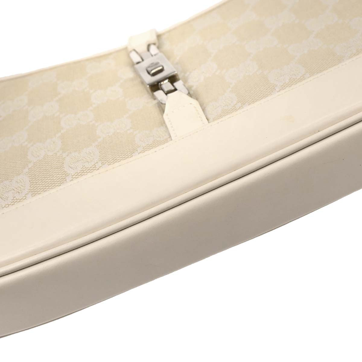 Gucci Off-white Canvas GG Jackie Handbag