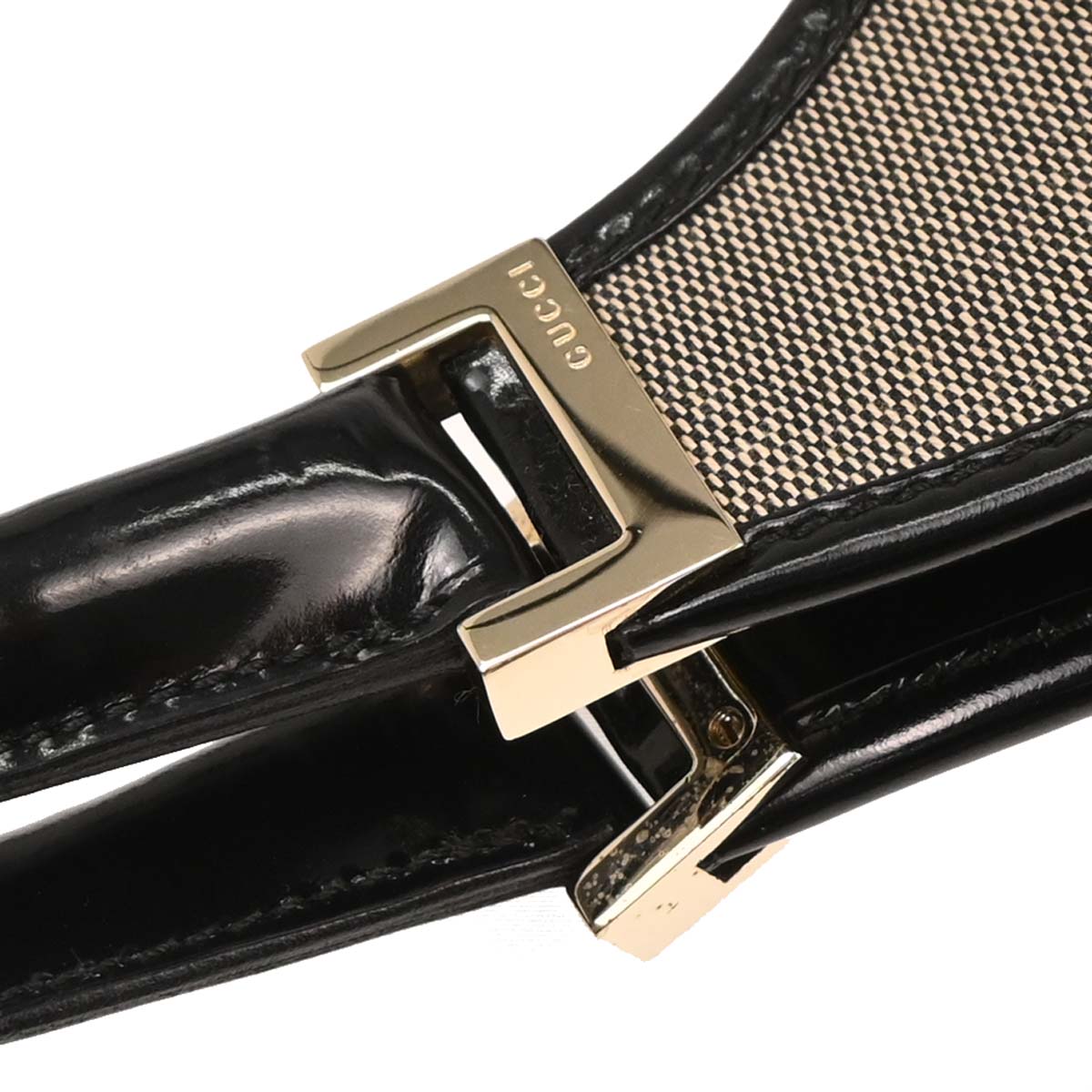 Gucci Beige Canvas Jackie Handbag