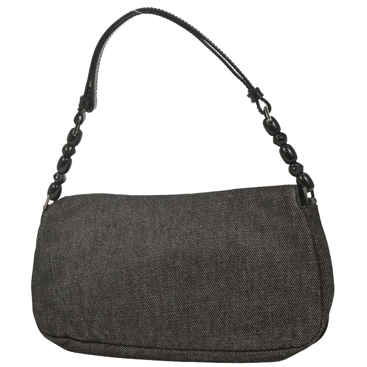 Christian Dior Black Denim Malice Handbag