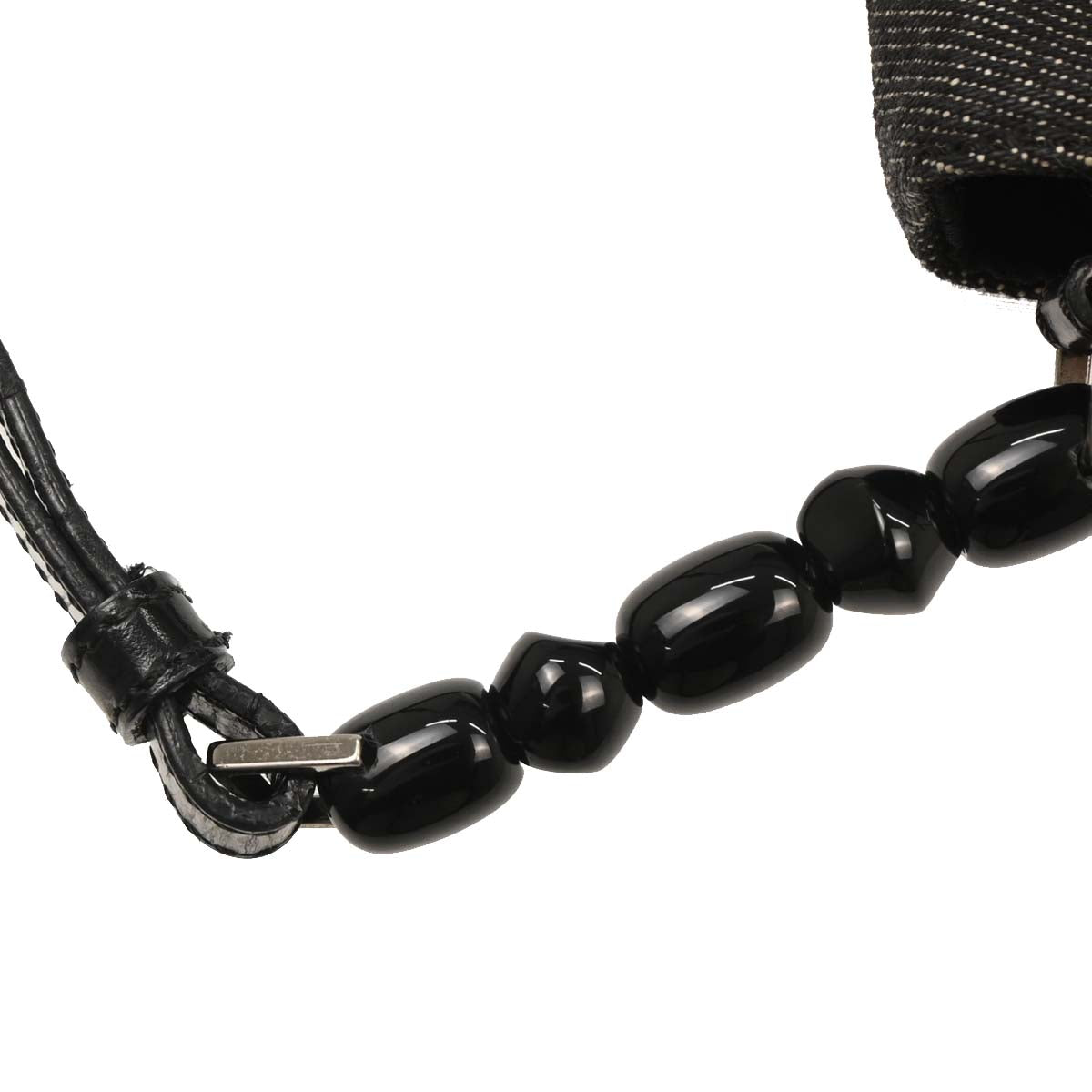 Christian Dior Black Denim Malice Handbag