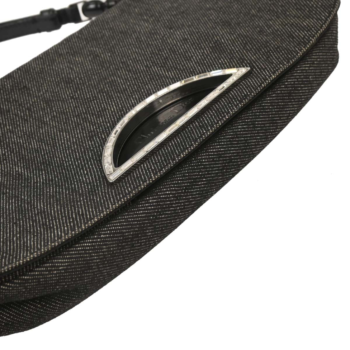 Christian Dior Black Denim Malice Handbag