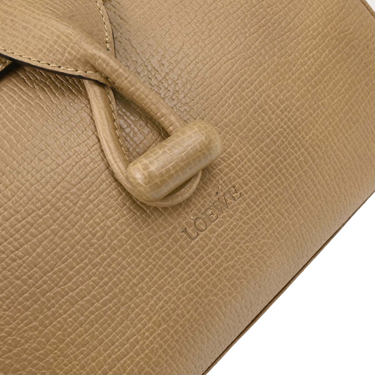 Loewe Beige Leather 2way Handbag