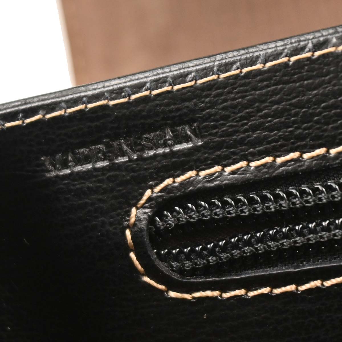 Loewe Black Brown Leather Velazquez 2way Shoulder Handbag