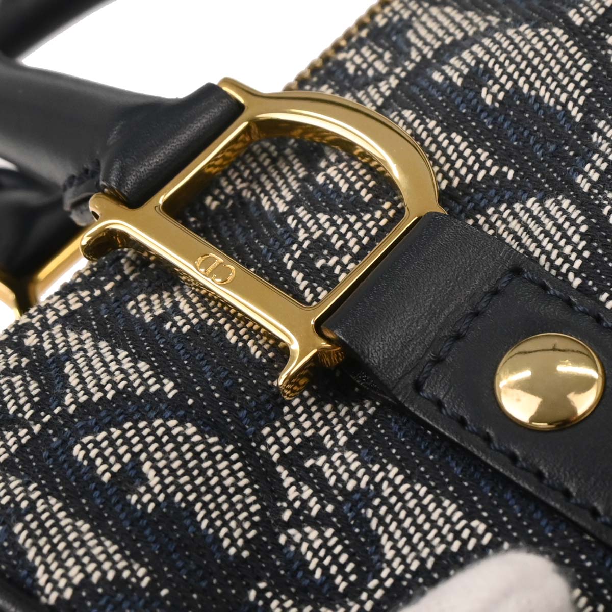 Christian Dior Navy Trotter Handbag
