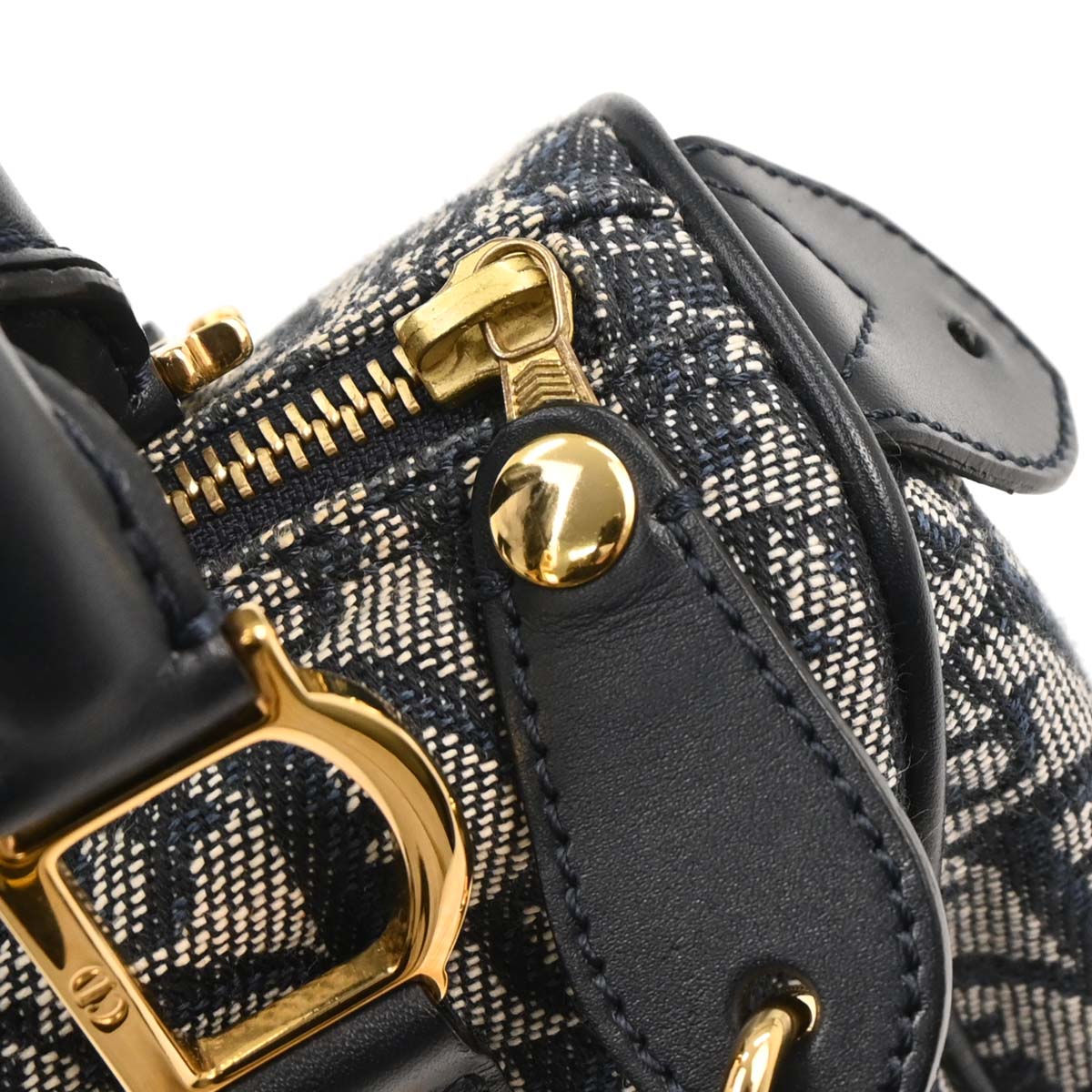Christian Dior Navy Trotter Handbag