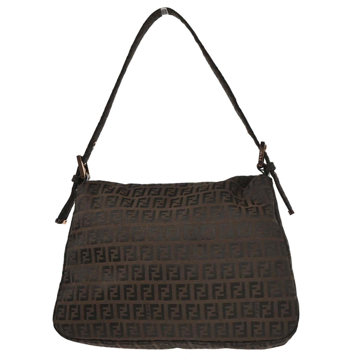 Fendi Brown Zucchino Mamma Baguette Handbag