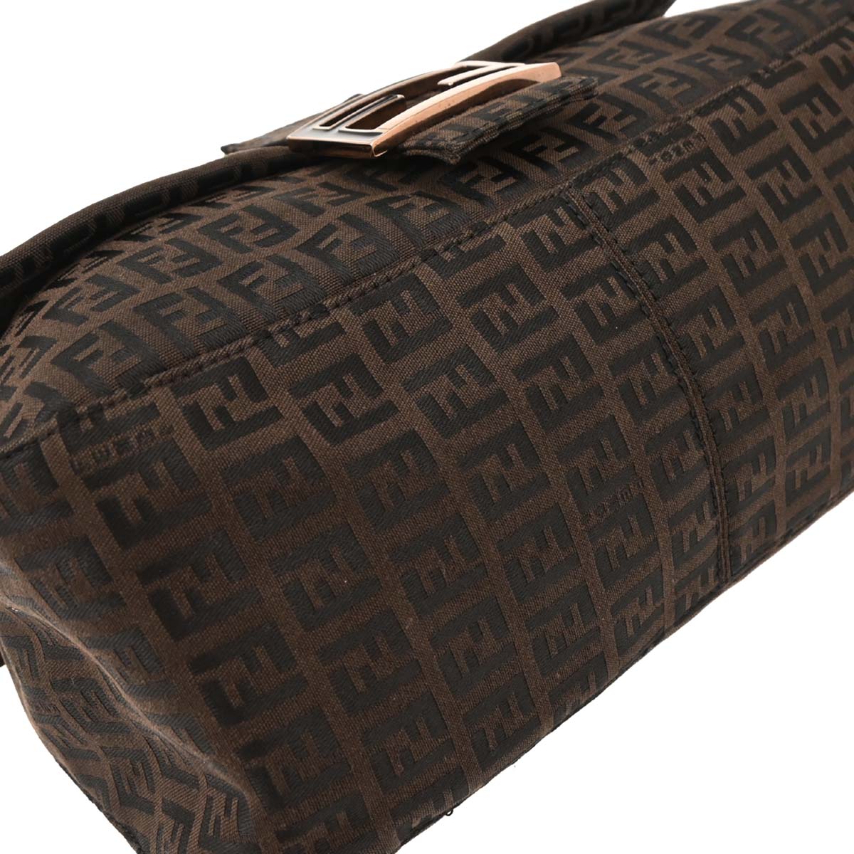 Fendi Brown Zucchino Mamma Baguette Handbag