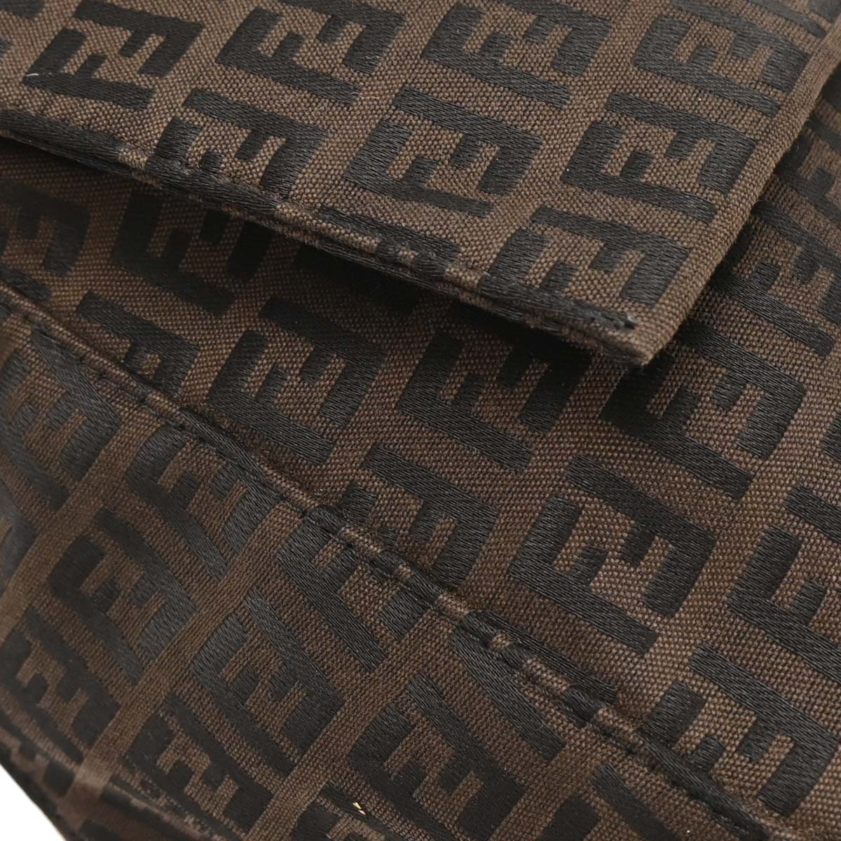 Fendi Brown Zucchino Mamma Baguette Handbag