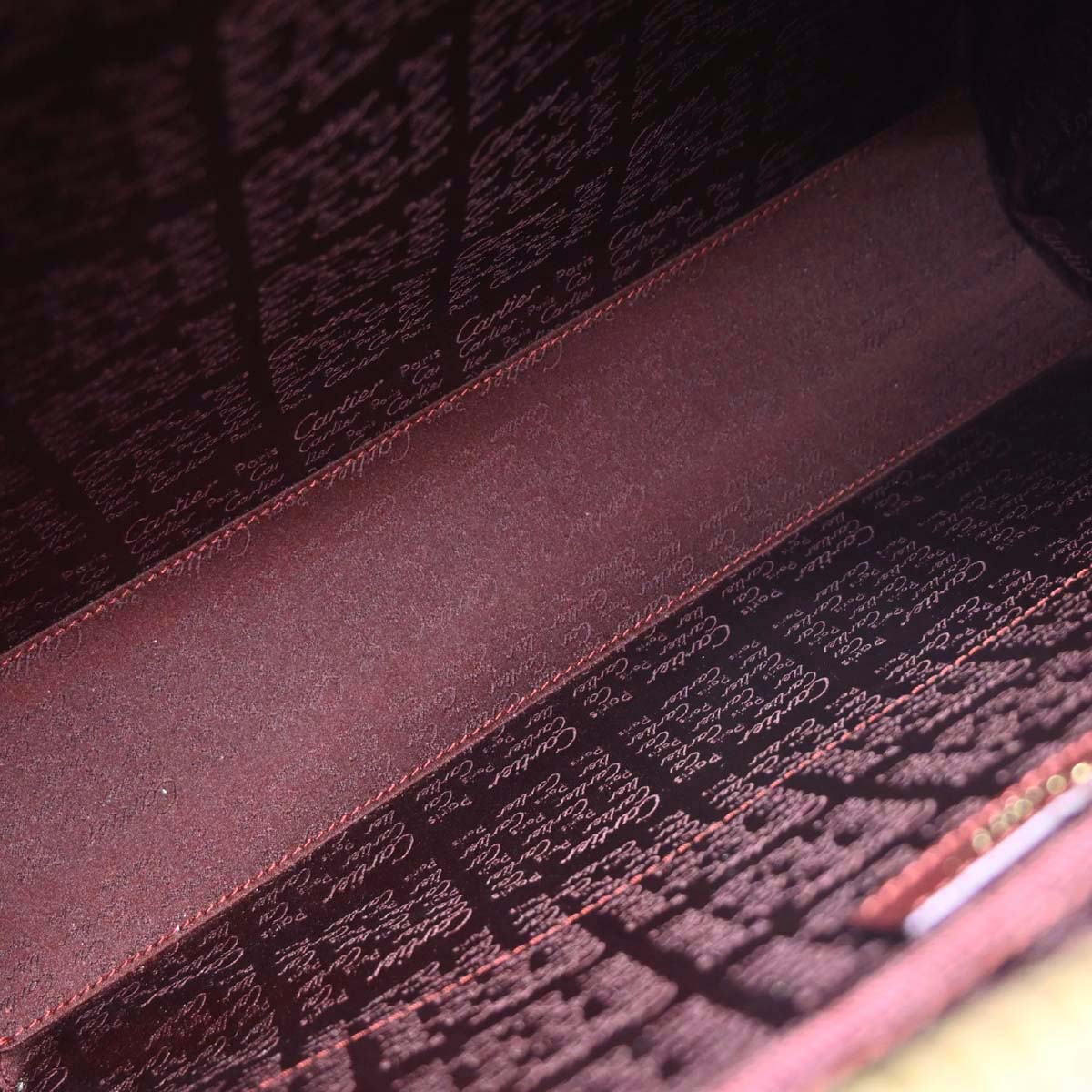 Cartier Bordeaux Handbag