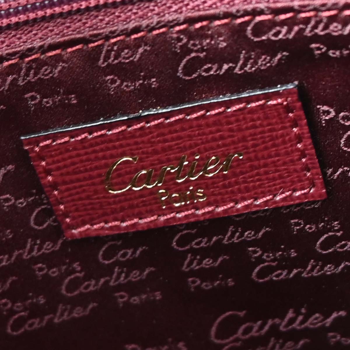 Cartier Bordeaux Handbag