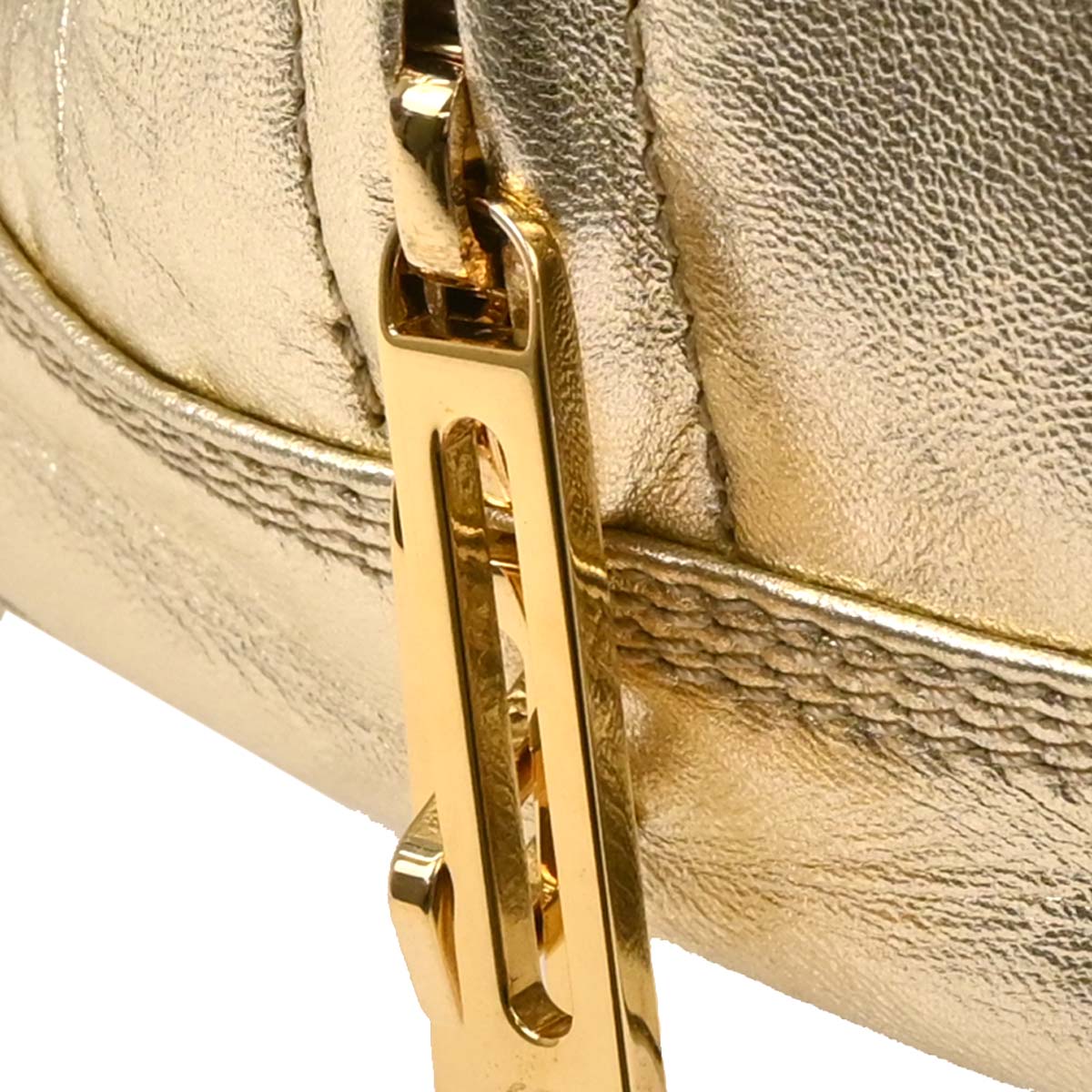 Loewe Metallic Gold Leather Amazona 28 Handbag
