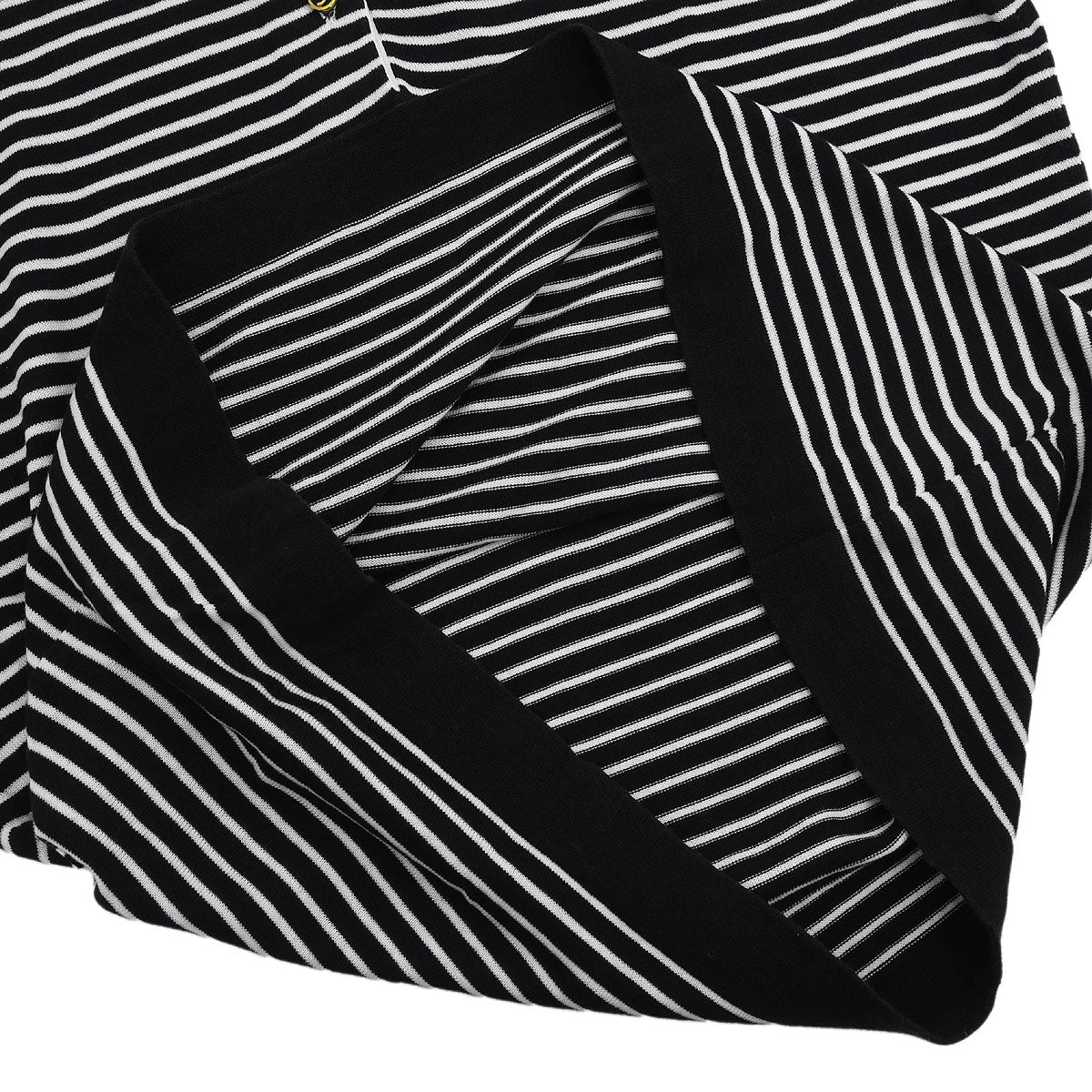 Chanel Short Sleeve Polo Shirt Top Black #42