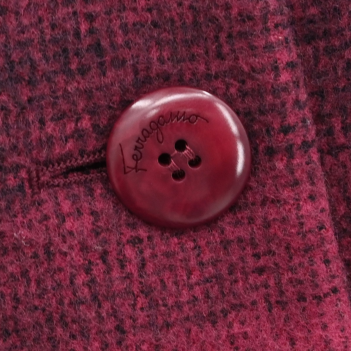 Salvatore Ferragamo Coat Bordeaux #42