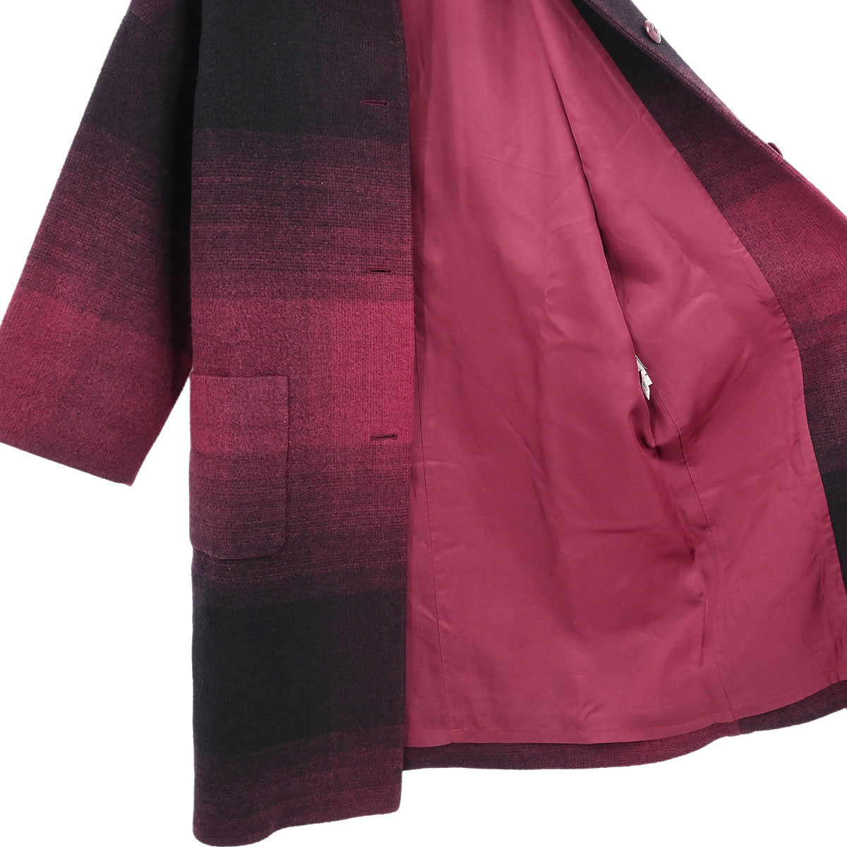 Salvatore Ferragamo Coat Bordeaux #42
