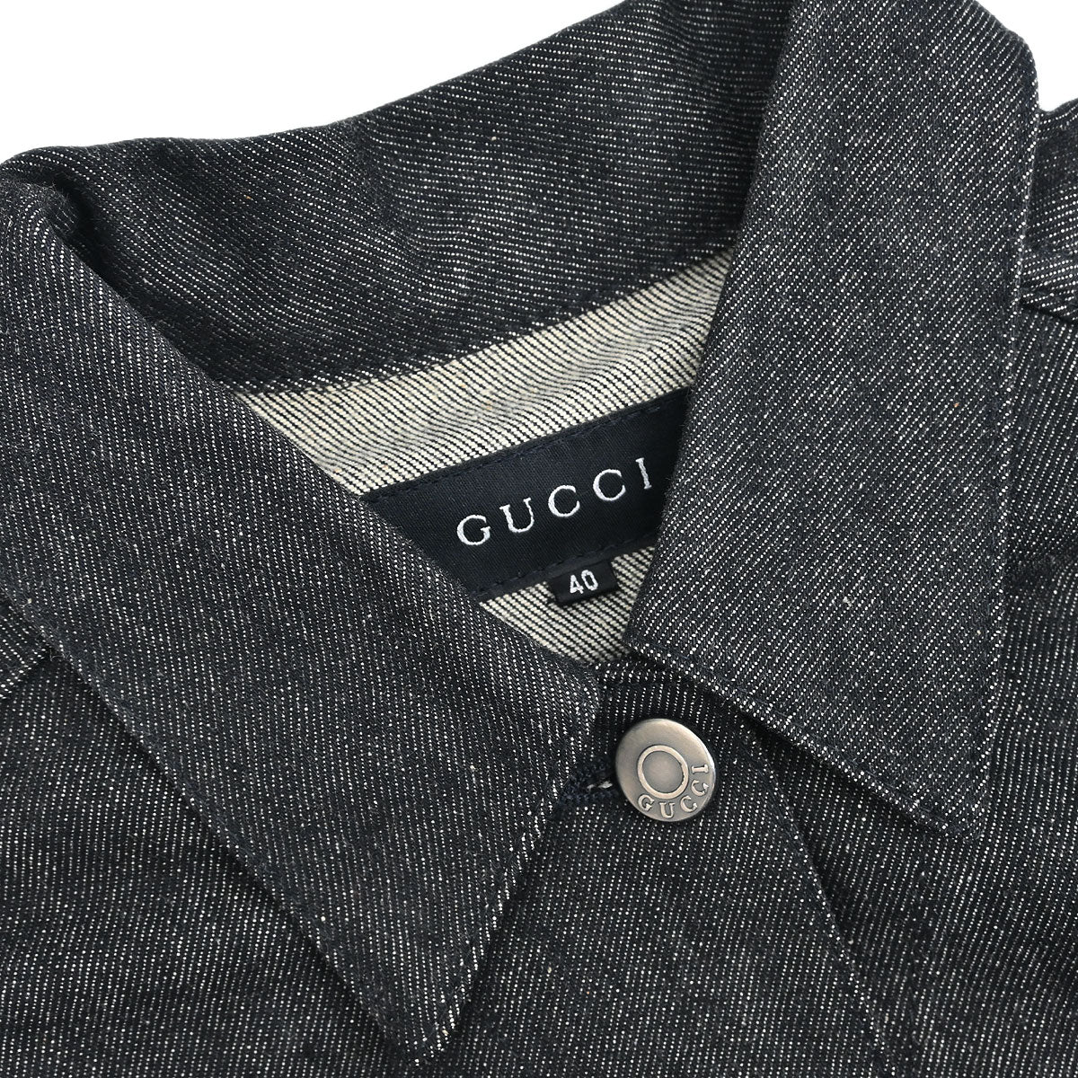 Gucci 1999 Denim Jacket Black #40
