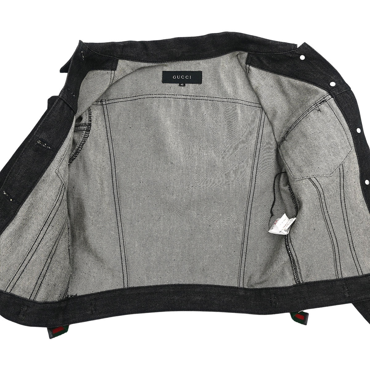 Gucci 1999 Denim Jacket Black #40