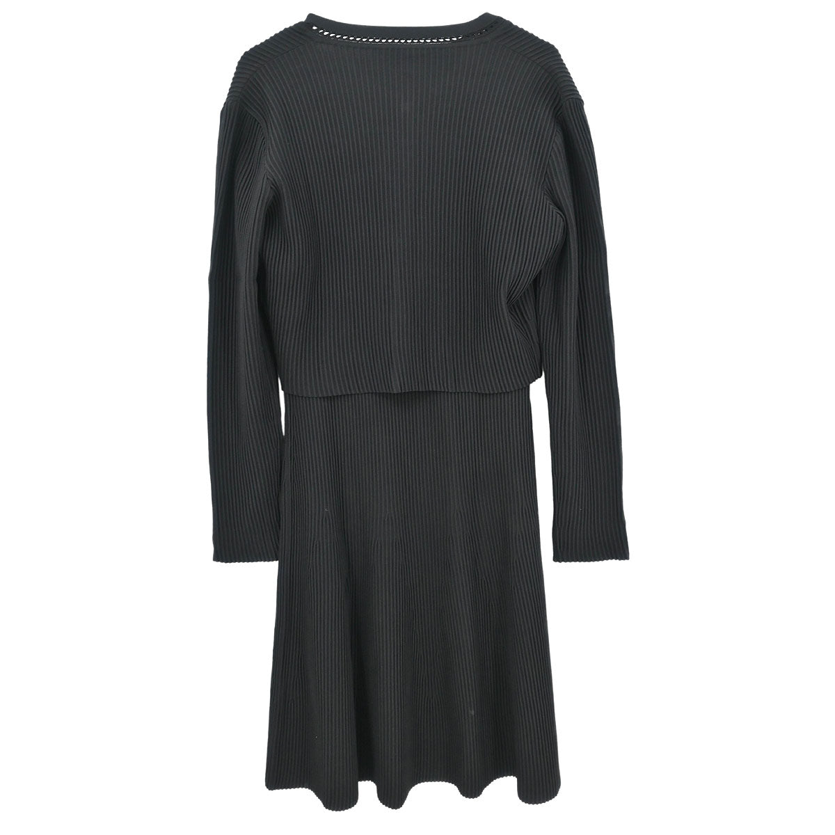 Gucci Setup Cardigan Sleeveless Dress Black #M