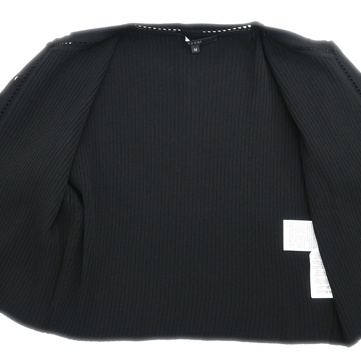 Gucci Setup Cardigan Sleeveless Dress Black #M