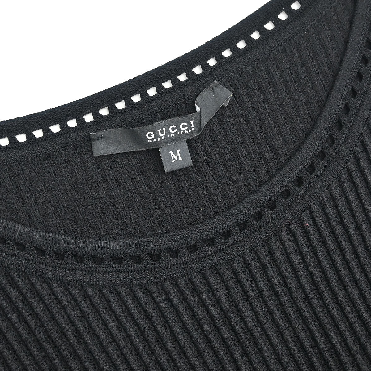 Gucci Setup Cardigan Sleeveless Dress Black #M