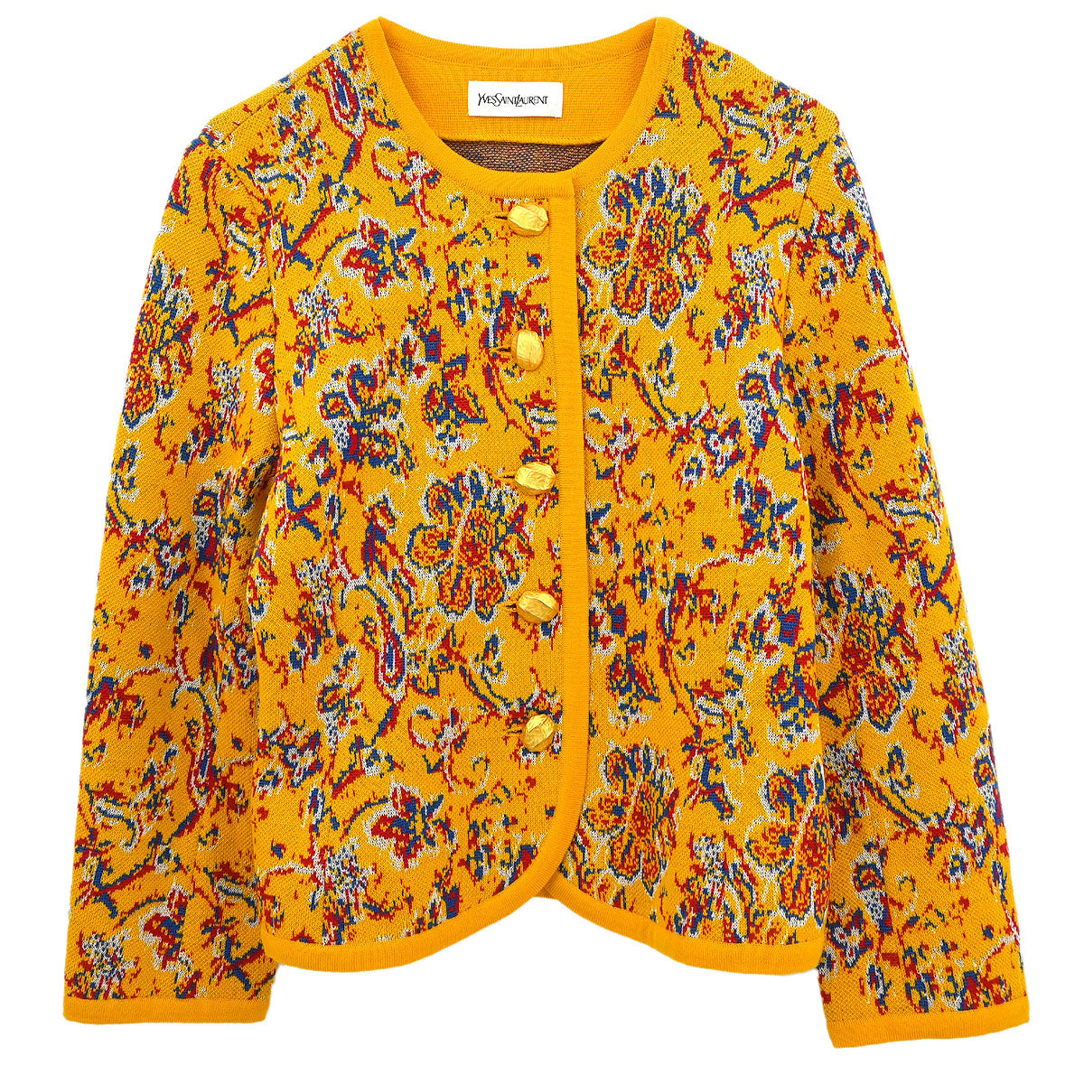 Yves Saint Laurent Cardigan Yellow #M
