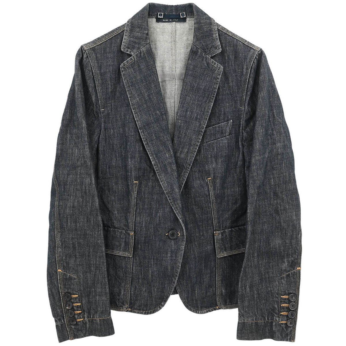 sasa　イタリア製　GUCCI グッチ　デニムジャケット　黒　42 Gucci Denim Jacket Navy #42 – AMORE Vintage Tokyo