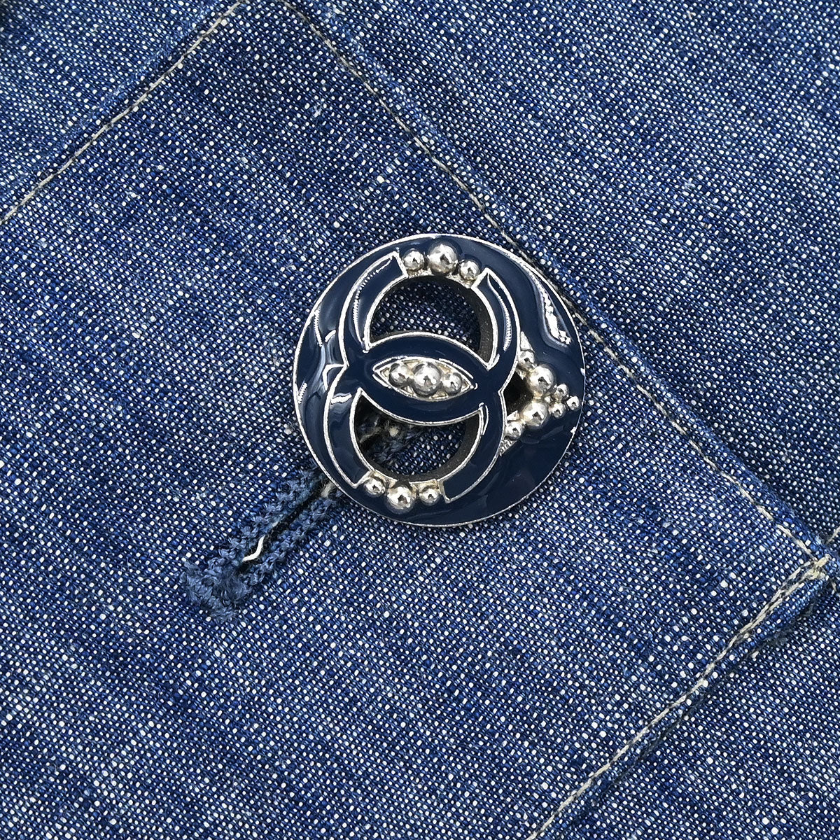 Chanel 2009 Denim Jacket Blue #34