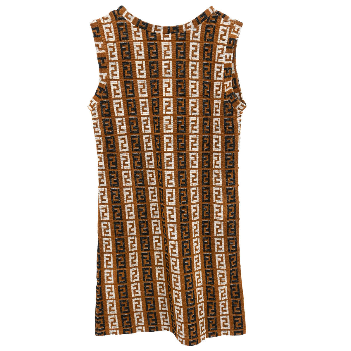 Fendi Sleeveless Dress Brown #44