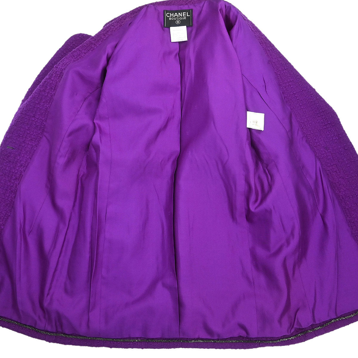 Chanel 1997 Jacket Coat Purple #36