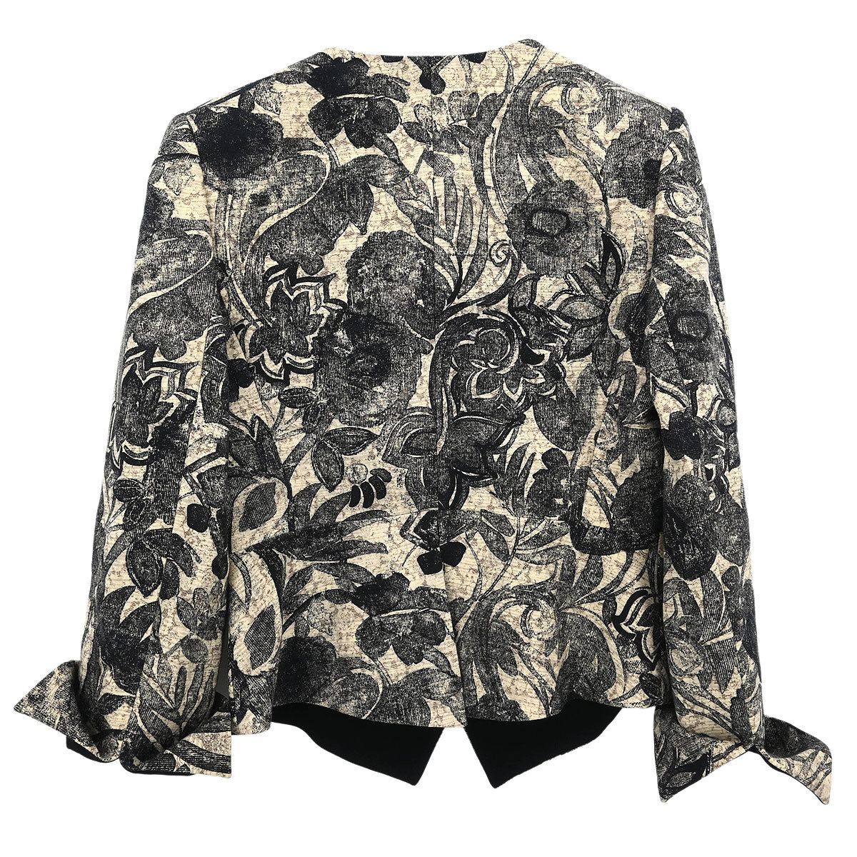 Christian Dior Collarless Jacket Black #36–38